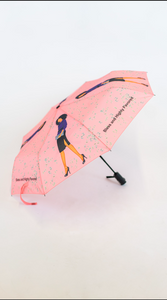Bless and Highly Favored Pink Umbrella