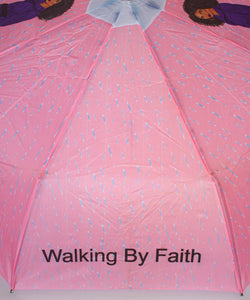 Walking By Faith Pink Umbrella