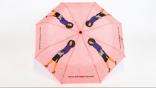 Load image into Gallery viewer, Bless and Highly Favored Pink Umbrella