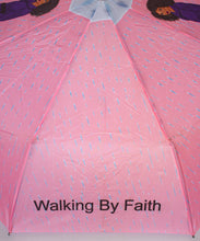Load image into Gallery viewer, Walking By Faith Pink Umbrella